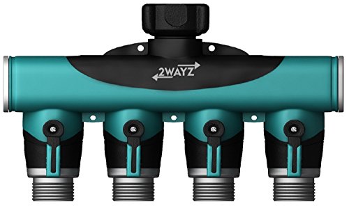 4 Way Hose Splitter  4-way Manifold Arthritis Friendly Watering Connector Quick Switch Water Valve Extender