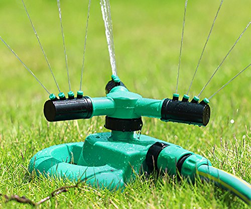 Mini Skater Circular Sprayer Durable Garden Water Hose Splitter 360 Degree Lawn Water Sprinkler Gardening Tool1 Great 3 Fork Lawn Sprinkler