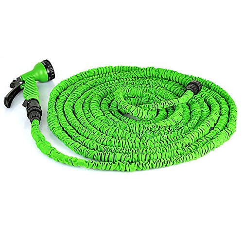 Greenmall Expandable Garden Water Hose With 7 Functions Sprayer-green 50ft