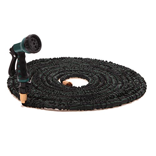 7 Selectable Watering Patterns Expanding 100FT Flexible Garden Water Hose Pipe with Spray Nozzle Upgrade
