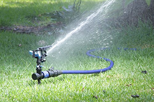 Columbus Day Sale - 50 Expanding Flexible Irrigation Hose Expandable Rubber Garden Water Hose Light Weight Double