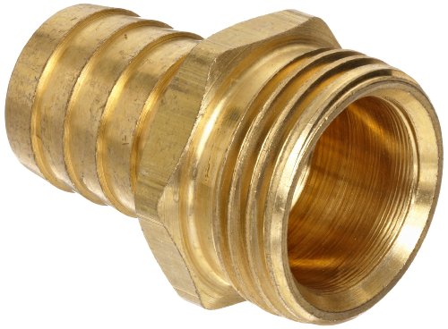 Anderson Metals Brass Garden Hose Fitting Connector 58 Barb x 34 Male Hose