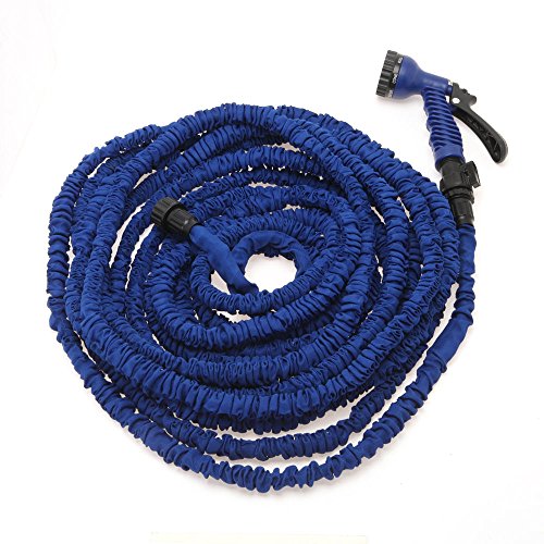 100FT Hose Expandable Flexible Yard Garden Water Pipe With Spray Nozzle Head