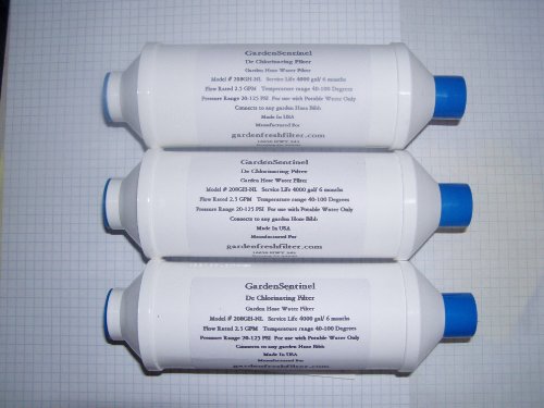 3 Garden Hose Water Filter