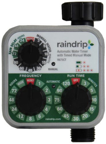 Raindrip R675ct Analog 3-dial Water Timer