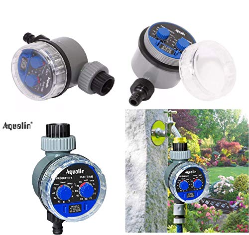 Garden Watering Timer Ball Valve Automatic Electronic Water Timer Home Garden Irrigation Timer Controller System 21025