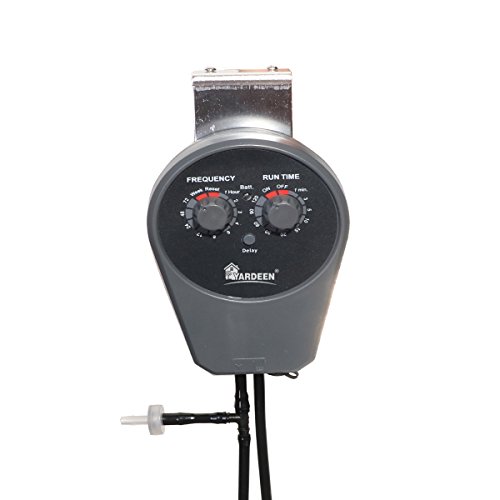 Yardeen Automatic Drip Irrigation Controller Set Garden Water Timer Watering Kit Color Black