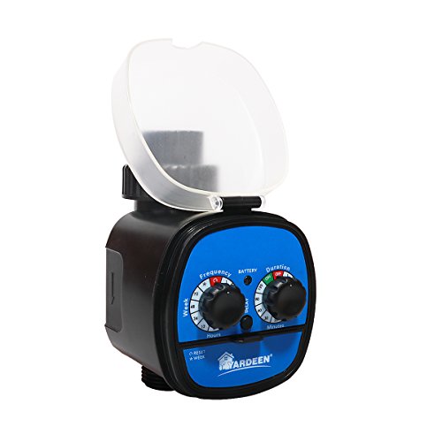Yardeen Smart Automatic Water Timer Gardeen Irrigation System with Rain Delay Function Color Blue