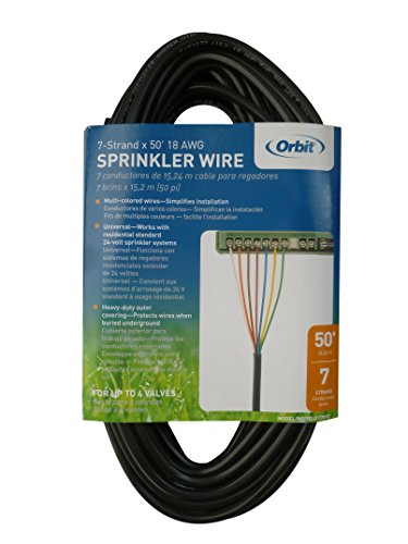 Orbit Sprinkler System 7-Conductor x 50-Foot UFUL Control Wire 57092
