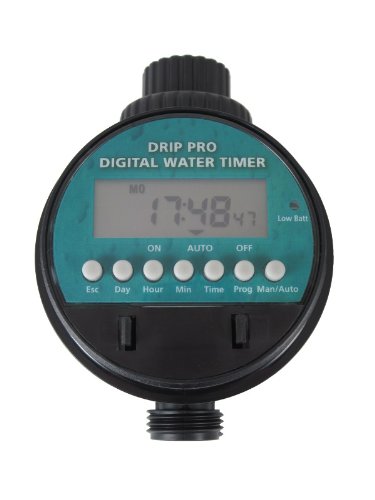 Drip Pro Digital Water Timer 34 FHT Inlet x 34 MHT Outlet