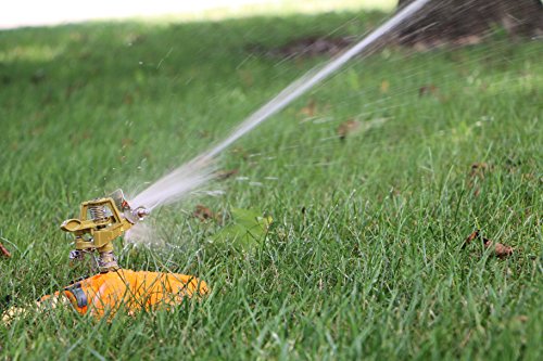 Lawn Sprinklers  Premium Quality Garden Lawn Sprinklers Best Fun Water Sprinkler System - Gardens Kids Love Them by Careful Gardener brass - butterfly base
