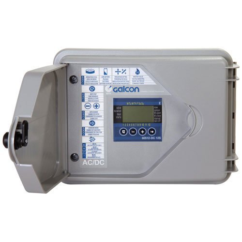 Galcon 62512s Dc-12s 12-station Indoor Or Outdoor Wall Mounted Battery Operated Irrigation Controller
