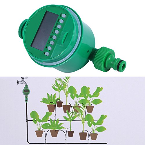 Garden Irrigation TimerAutomatic Digital LCD Display Electronic Home Watering Timer Garden Irrigation Controller with Memory Function