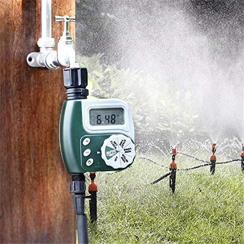 Watering Timers Home Garden Irrigation Timer Garden Irrigation Controller Electronic Watering Timer Green for Garden Lawn and Outdoor Color  Green Size  142x92x62cm