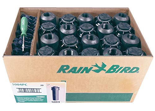 5000 Series Rotor Sprinkler Head - 5004 PC Model Adjustable 40-360 Degree Part-Circle 4 Inch Pop-Up Lawn Sprayer Irrigation System - 25 to 50 Feet Water Spray Distance Y54007 20 Pack Case