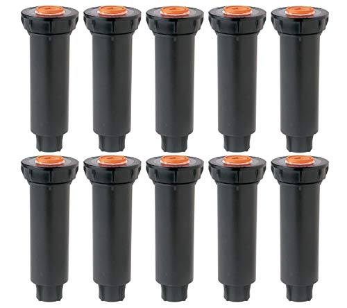 Rain Bird 1800 Series Pop-Up Sprinklers 10 PACK - Nozzles NOT included - RainBird 4 1804 model pop up irrigation sprinkler for lawn yard garden planter beds