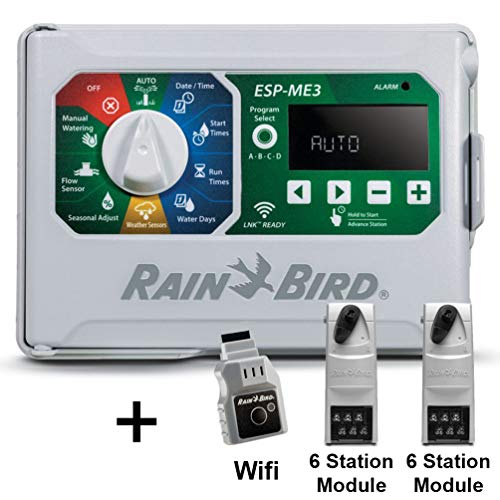 Rain-Bird Controller Indoor Outdoor Lawn Irrigation Sprinkler Timer ESPME3  WiFi  2 Modules