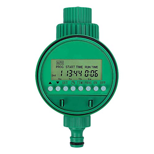 Esoes Water Timer LCD Garden Hose Tap Watering Timer Computer Irrigation System Controller