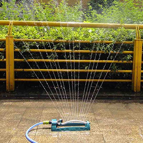 NACHEN Garden Lawn Automatic Water Sprinkler With 15 Spray Holes Garden Plastic Sprinklers