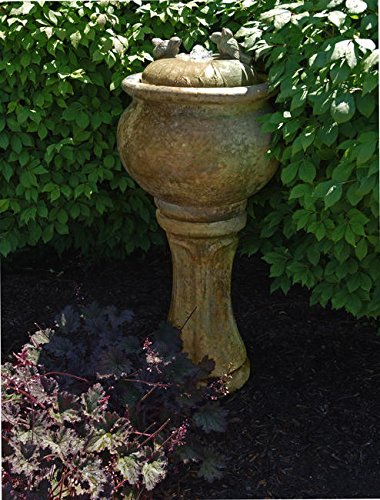 Tall Birds Patio Bubbler Fountain 5326F2B