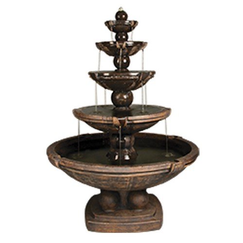 Henri Studio 6 Piece Spheres Fountain Relic Ebony