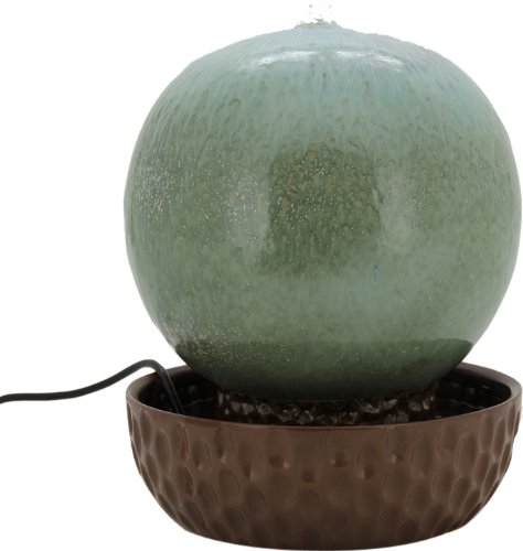 Pacific Decor Porcelain Ball Fountain 12-Inch by 12-Inch by 15-Inch Tropics Discontinued by Manufacturer