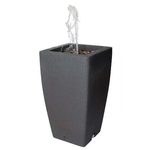 Algreen 84241 Madison Fountain Dark Granite 49 Gallon