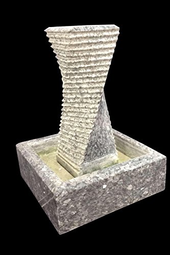 Blue Pearl Granite Fountain Small Helix Indoor Garden FT-26