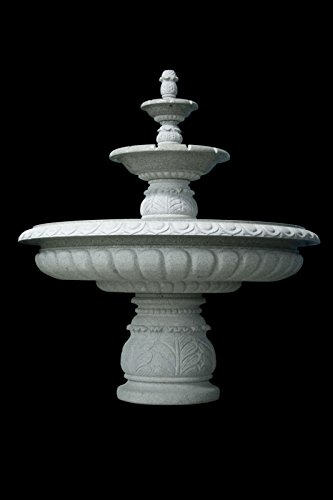 Gray Granite Fountain Large Outdoor Garden Lawn Park Arbor FT-18