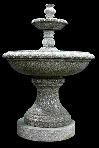 Gray Granite Fountain Outdoor Landscape Garden Arbor Park Driveway FT-03-A