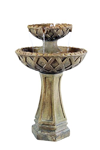 Alpine 2 Tier Pedestal Fountain 31