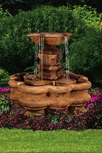 Henri Studio Classic Planter Pillar Fountain Without Splash Baskets Or Pedestals