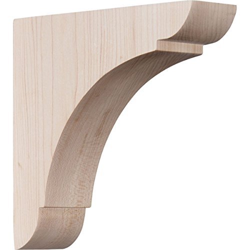 Ekena Millwork BKTW01X06X06OLCH 1 34W x 6D x 6H Small Olympic Wood Bracket Cherry Size 1 34W x 6D x 6H Color Cherry Model BKTW01X06X06OLCH Tools Hardware store