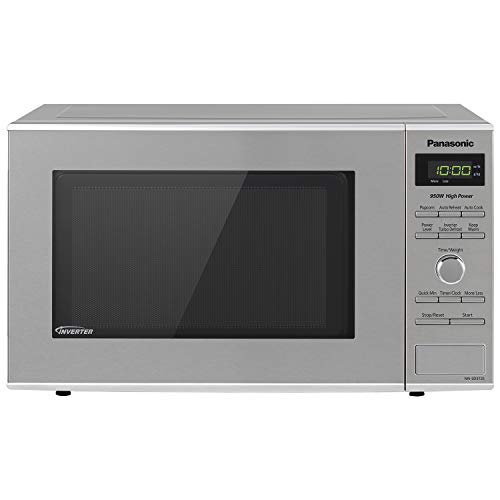 Panasonic Microwave Oven NN-SD372S Stainless Steel CountertopBuilt-In with Inverter Technology and Genius Sensor 08 Cu Ft 950W