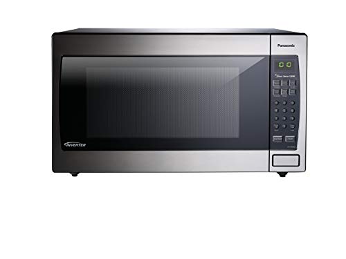 Panasonic Microwave Oven NN-SN966S Stainless Steel CountertopBuilt-In with Inverter Technology and Genius Sensor 22 Cu Ft 1250W Renewed