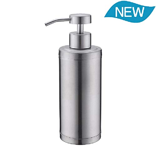 Soap Dispenser Pump Bathroom Kitchen 10 Oz 304L Stainless Steel Countertop Lotion Dispenser 300ML Liquid Bottle Hand Wash Rust Proof Pump