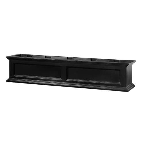 Mayne Fairfield 60 Window Box Combo with Corbel Brackets - Black 5