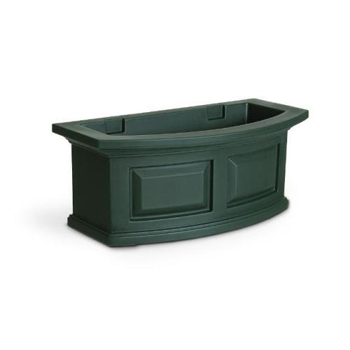 Mayne Nantucket 24 Window Box Combo with Corbel Brackets - Green 2