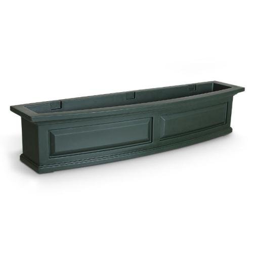 Mayne Nantucket 48 Window Box Combo with Corbel Brackets - Green 4