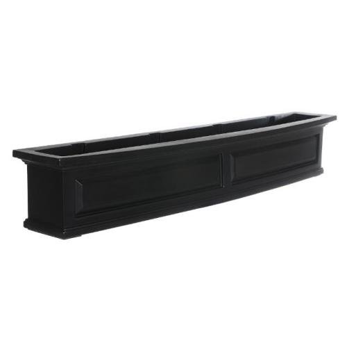 Mayne Nantucket 60 Window Box Combo with Corbel Brackets - Black 5