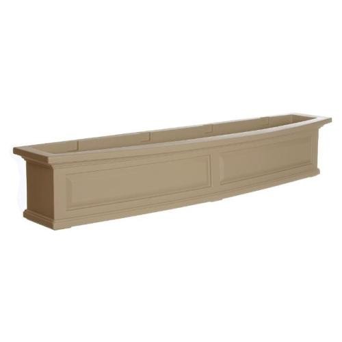 Mayne Nantucket 60 Window Box Combo with Corbel Brackets - Clay 5