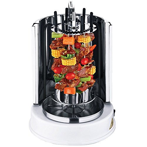 Wonderper Vertical Rotisserie Oven Electric Grill Countertop Oven Shawarma Machine Rotisserie Grill