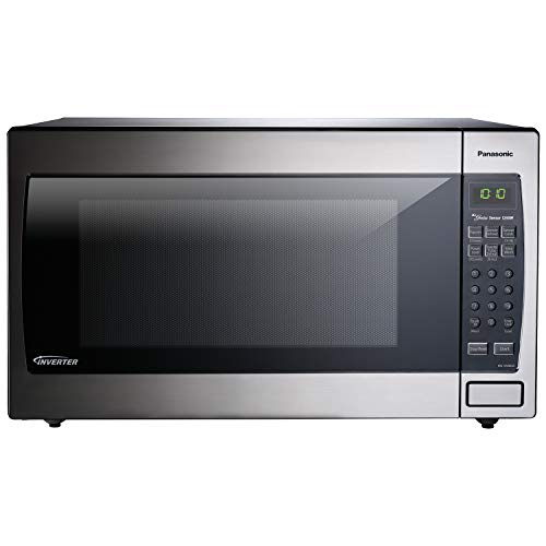 Panasonic Microwave Oven NN-SN966S Stainless Steel CountertopBuilt-In with Inverter Technology and Genius Sensor 22 Cu Ft 1250W