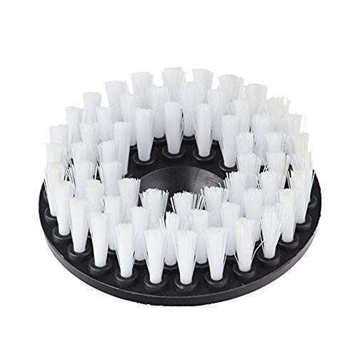 1 Pcs Soft Medium and Stiff Power Scrubbing Brush Drill Attachment for Cleaning Showers Tubs Bathrooms Tile Grout Carpet Tires Boats