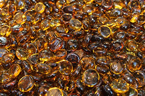 Caramel Fire Beads Fire Glass Firepit Glass 10 Pounds Great For Fire Pit Fireglass Or Fireplace Glass
