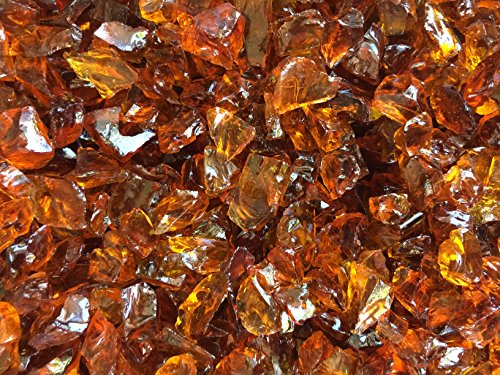 Cowboy Brown Crushed Fire Glass 12 Firepit Glass 10 Pounds