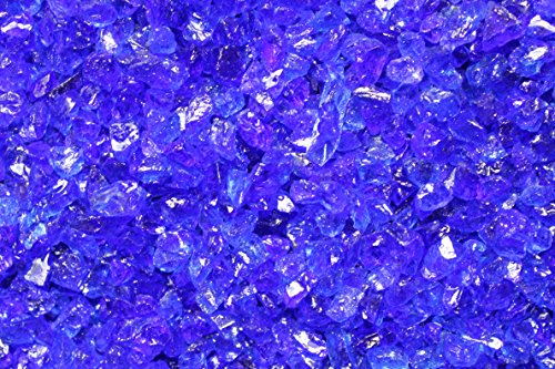 Fire Pit Essentials Fire Glass For Fireplace And Firepit Fireglass 5 Pound 12 Inch Cobalt Blue