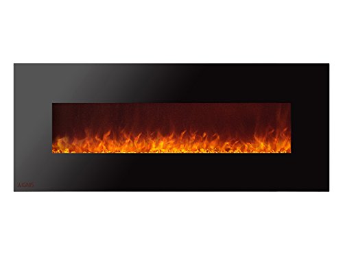 Ignis Royal 60 inch Wall Mount Electric Fireplace with Crystals c SA us Certified Could be recessed with no Heat