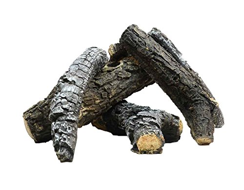 18 Charred Campfire Gas Fire Pit Log Set