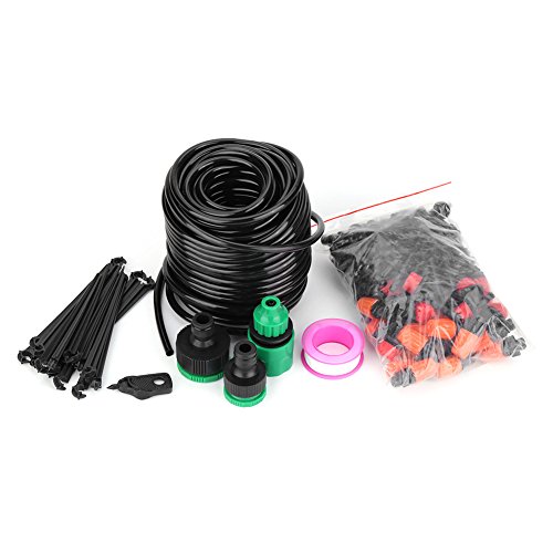 Bicaquu 25M Micro Water Irrigation System Garden Greenhouse Plants Automatic Watering Hose Kits